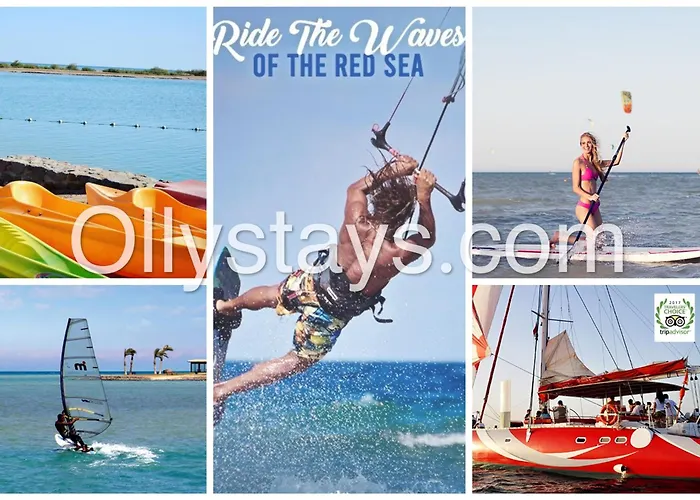 Ollystays - & Pool Free Access, Mangroovy 2br ! * Hurghada